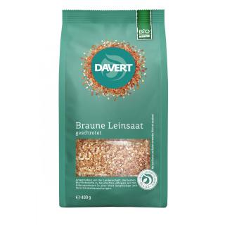 Braune Leinsaat geschrotet 400g