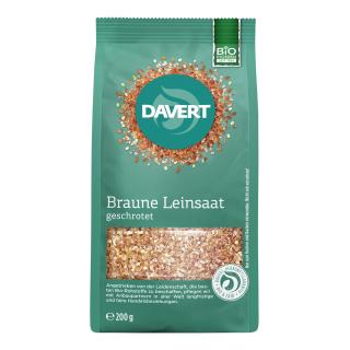 Braune Leinsaat geschrotet 200g