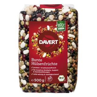 Bunte Hülsenfrüchte für Eintöpfe