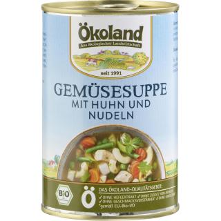 Gemüsesuppe mit Geflügel