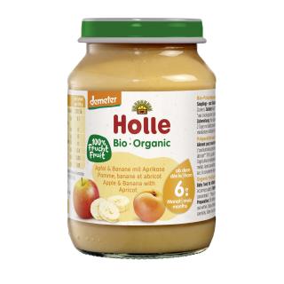 Apfel & Banane mit Aprikose