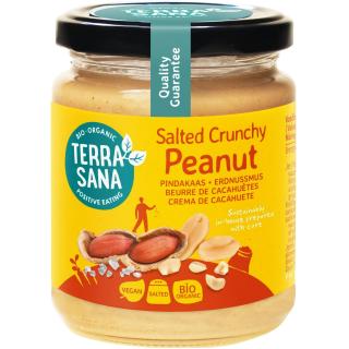 Erdnussmus crunchy mit Himalayasalz
