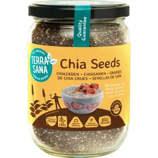 Chia Saat schwarz im Glas