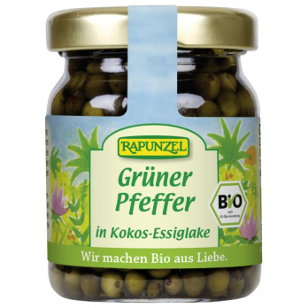 Grüner Pfeffer in Kokosessiglake