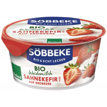 Sahne Kefir Erdbeere