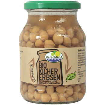 Kichererbsen im Pfandglas