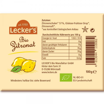 Lecker´s Bio Zitronat