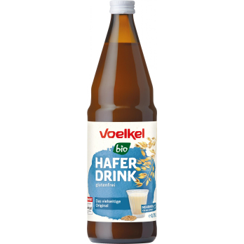 Haferdrink in der Pfandflasche