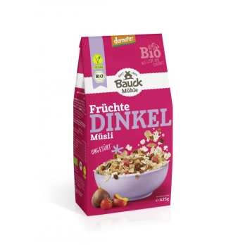 Dinkel Müsli Früchtezart, Demeter