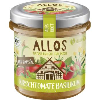Aufs Brot Kirschtomate Basilikum