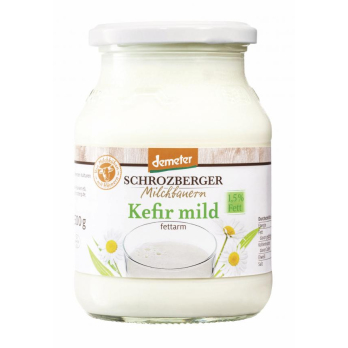 Kefir, mild, im Pfandglas