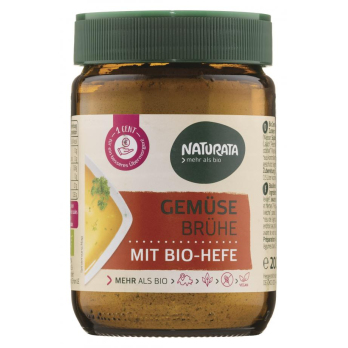 Gemüsebrühe mit Bio Hefe (Glutenfrei, vegan)