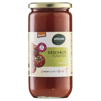 Geschälte Tomaten, demeter