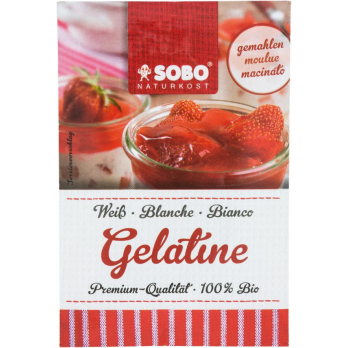 Gelatine gemahlen