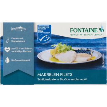 Makrelen-Filets o Haut o Gräte