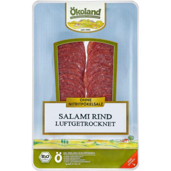 Rindersalami luftgetrocknet (geschnitten)