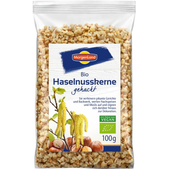 Haselnusskerne gehackt