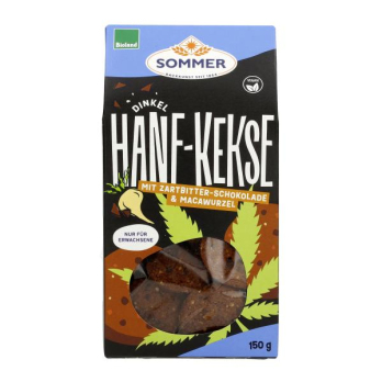 Dinkelkekse Hanf Schoko mit Maca