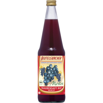Traubensaft rot Merlot 700 ml