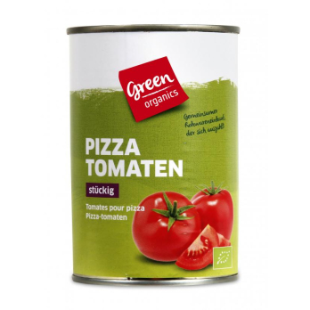 green Pizza-Tomaten