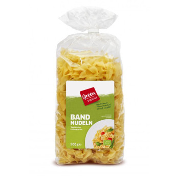 green Bandnudeln, geschnitten