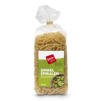 green Dinkel-Spiralen hell