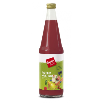 green Mehrfrucht Saft, rot