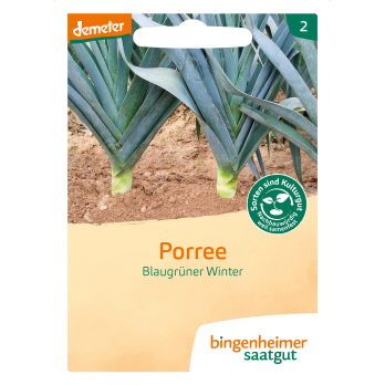 Lauch Blaugrüner Winter, Bingenheimer Saatgut