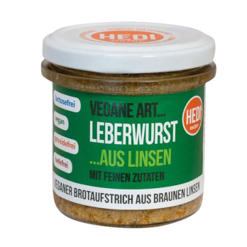 Leberwurst mit feinen Zutaten (vegan)