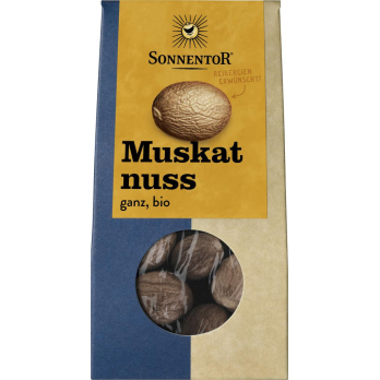 Muskatnuss, ganz